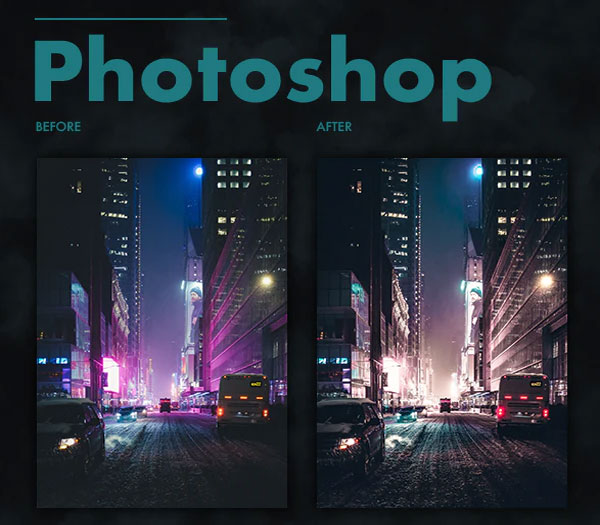 day to night photoshop action free download